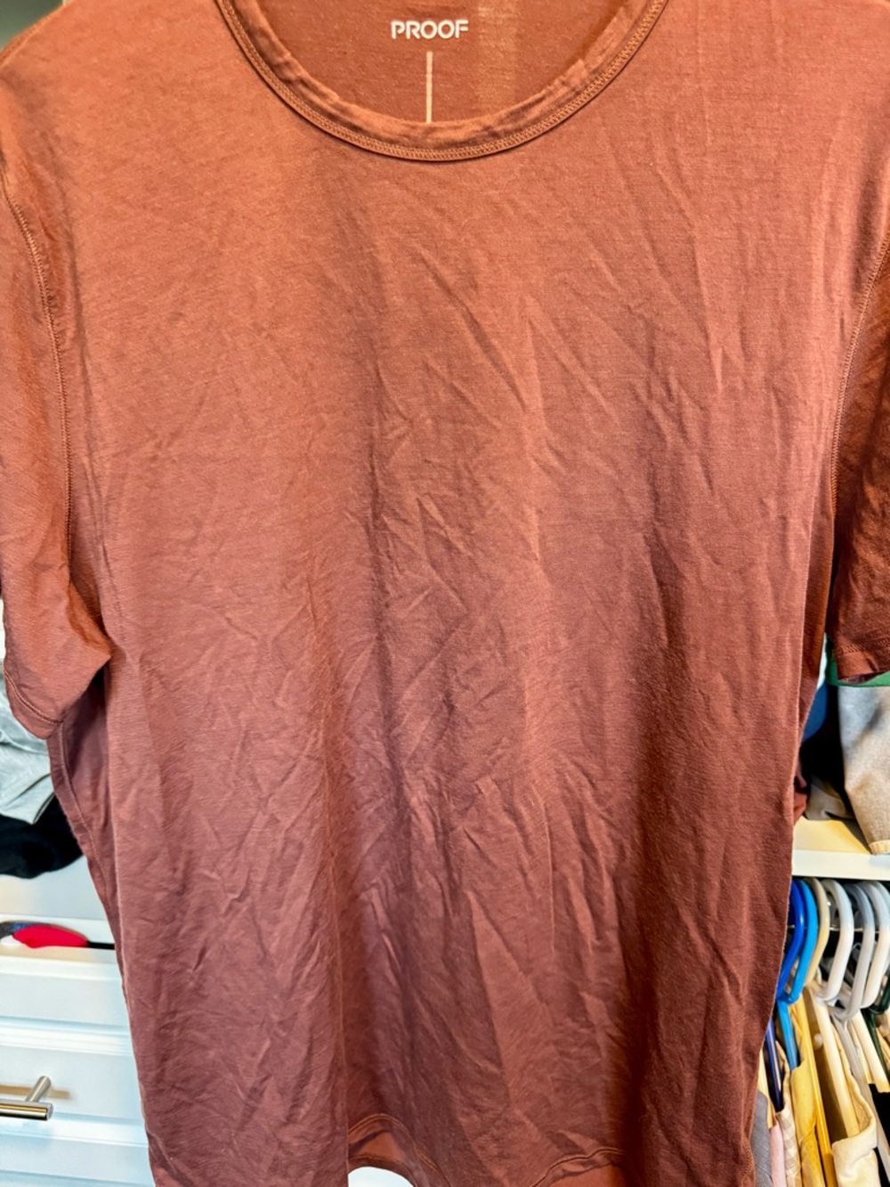 Proof Hickberry 72 Hour Merino T Shirt XL Burgundy